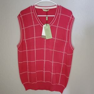 ❤️Italian Golf Sweater Vest by Dalmine EU size 54 NWT